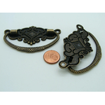 poignne tiroir bronze 72mm metal Carton-poigneeB-mod15
