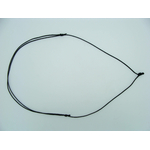 collier avec boucle noir CM-nylon-boucle