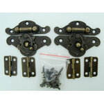 kit fermoir pour boite bronze mod3 vintage