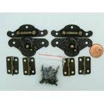 kit fermoir pour boite bronze mod3 charniere