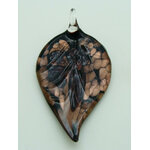 pendentif noir dore Pend-404-2