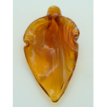pendentif goutte blanc marron tige Pend-406-2