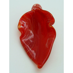 pendentif goutte blanc rouge tige Pend-406-3