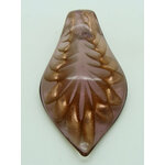pendentif bordure dore violet verre Pend-408-4