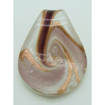 pendentif volute violet goutte Pend-411-4