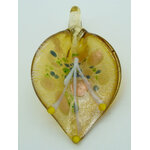 pendentif fleur 3d marron pistil Pend-413-3