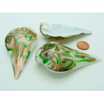 pendentif blanc verre Pend-420-1