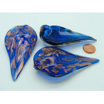 pendentif bleu fonce verre Pend-420-2