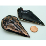 pendentif noir verre Pend-420-3