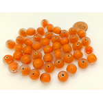 lot perles oranges verre PV-lot-40
