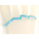 Bague verre simple bleu ciel uni bijoux BAG01-04