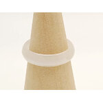 Bague verre simple blanc BAG01-11