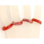 Bague verre simple rouge bijoux BAG01-16