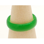 Bague verre simple vert fonce BAG01-17
