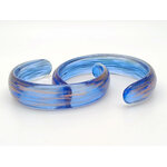 bracelet bleu dore verre bijoux BRA04