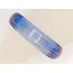 bracelet bleu dore verre BRA04