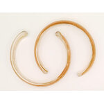 bracelet marron dore verre uni BRA05