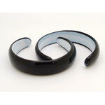 bracelet noir verre bijoux BRA12