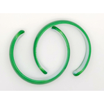 bracelet vert verre uni BRA13