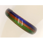bracelet vert jaune marine verre BRA14