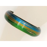 bracelet vert jaune bleu verre BRA15