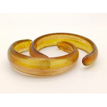 bracelet dore verre bijoux ouvert BRA20