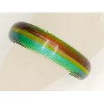 bracelet rouge jaune bleu verre BRA21