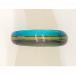 bracelet violet jaune bleu verre bijoux BRA22