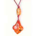 collier pendentif mini rouge col01