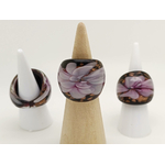 bague fleur violette dore BAG02-violet