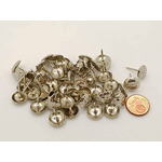 clous tapissiers 11mm argente fleur