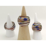 bague transp verre rayure BAG05