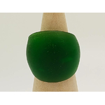 bague vert verre givre BAG06