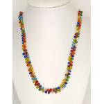 collier tresse rocaille multicolore COL13 gp
