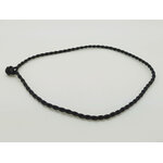 collier cordon nylon tresse 45cm