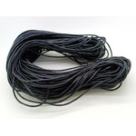 fil coton cire noir 2mm echeveau