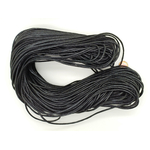fil coton cire noir 2mm