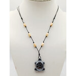 collier tortue hematite col16