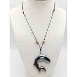 collier requin pierre col17