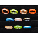 10 Bagues verre simple lot 05 p5