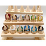 12 Bagues verre lampwork lot 10 p4