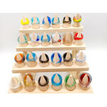 24 Bagues verre lampwork lot 12 p8