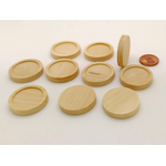 support cabochon 20mm bois PB74