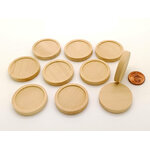 support cabochon 25mm bois PB98