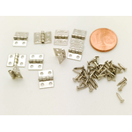 charniere mini 8x10mm argente