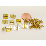 charniere mini 8x10mm doree deco