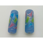 PV20 perle tube bleu clair