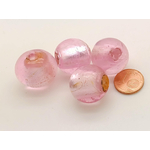 PV-lot-28 perle rose verre