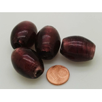 PV-lot-26 perle marron verre