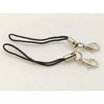 dragonne strap noire avec mousqueton